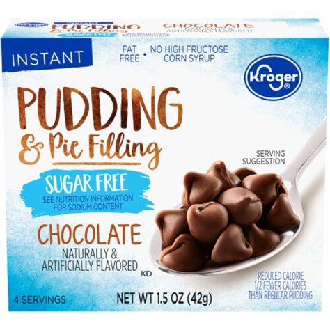 Kroger® Sugar Free Chocolate Pudding & Pie Filling, 1.5 oz - Kroger