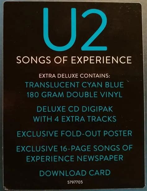 U2 ‎– Songs Of Experience, Limited Edition Box Set - VINYL PUSSYCAT RECORDS