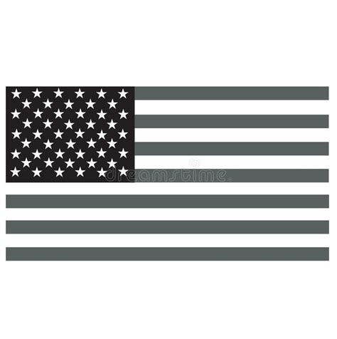 American Flag Clip Art Black And White - img-loaf