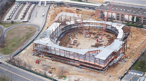 Work at Islanders' Belmont arena stops amid state's ban on non ...