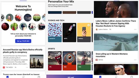 Microsoft's new Hummingbird app uses AI to deliver personalized news ...