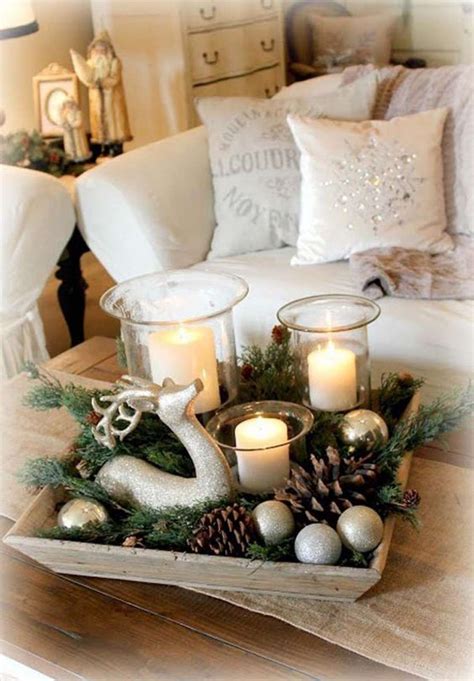 20+ Popular DIY Christmas Tabletop Decorations Ideas - SWEETYHOMEE