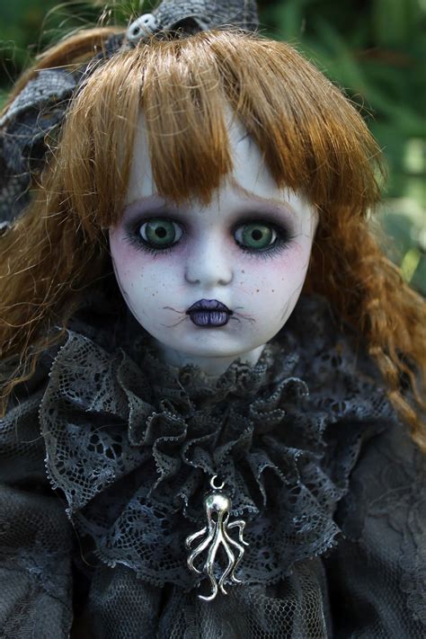 OOAK creepy 16” Scary Ghost Headless Halloween Horror Artist Doll Art ...