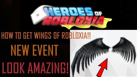 New Roblox Event-HOW TO GET WINGS OF ROBLOXIA!!! - YouTube