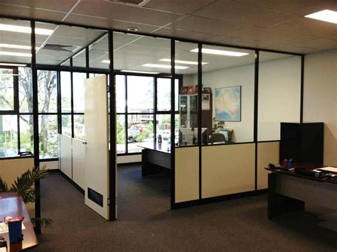 Glass Half Wall Partitions