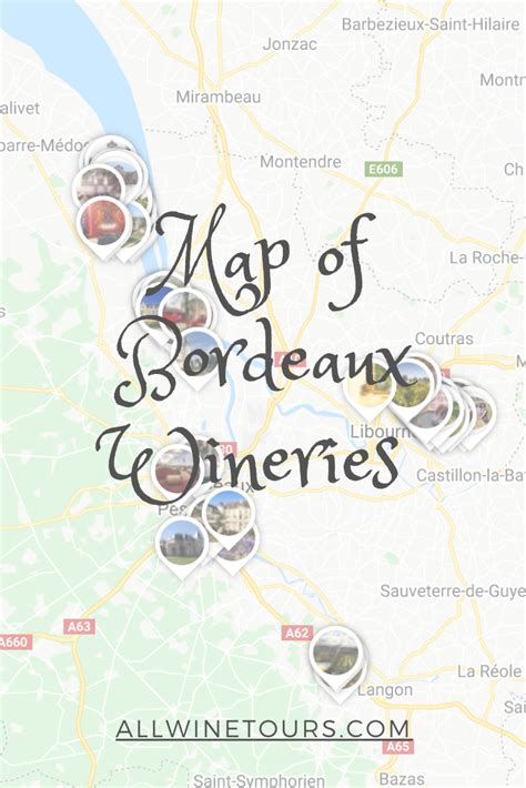 Map of Bordeaux Wineries | Bordeaux france wineries, Bordeaux france ...