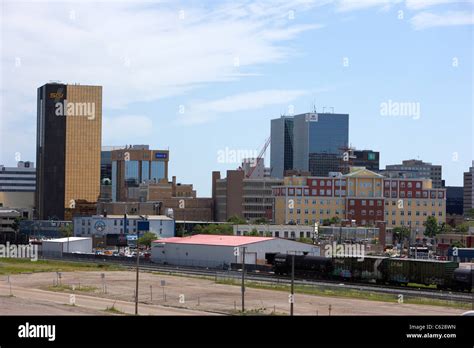 Downtown Regina Skyline Saskatchewan Canada High Resolution Stock ...