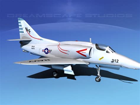 3d skyhawk douglas a-4 a-4g