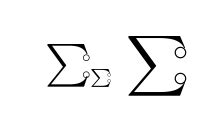 math mode - Customized summation symbol - TeX - LaTeX Stack Exchange