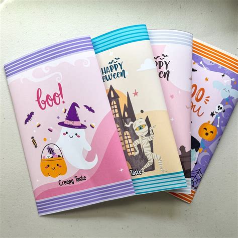 Halloween Candy Bags, Halloween Party Decorations, Trick or Treat Chip ...