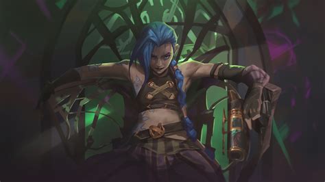 Download Jinx (League Of Legends) TV Show Arcane 4k Ultra HD Wallpaper ...