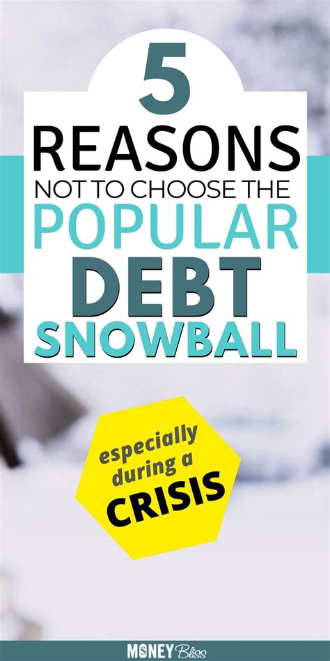 5 Reasons NOT to Choose the Popular Debt Snowball Method - Money Bliss