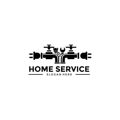 home service logo icon vector template 15366612 Vector Art at Vecteezy