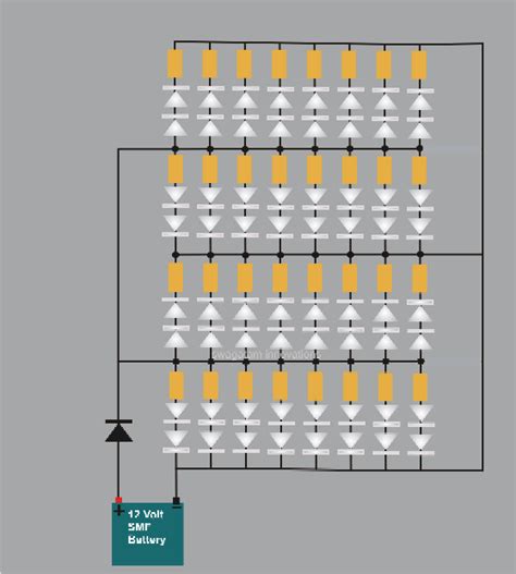 Simple Circuit Diagram For Led Light