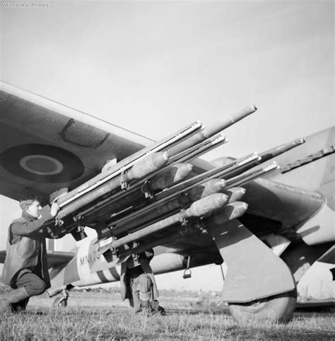 Hawker Typhoon IB MN178 PR-V of No. 609 Squadron RAF at Gilze-Rijen ...