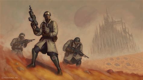 Steel Legion at Armageddon War - Art by Javier Quintana - 40K Gallery