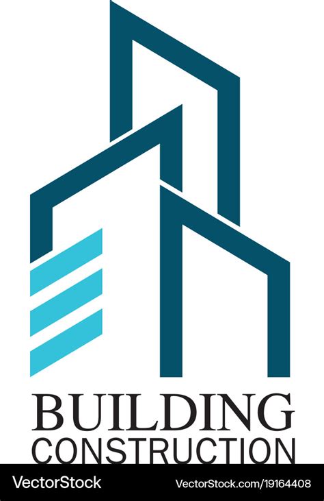 Building construction logo Royalty Free Vector Image