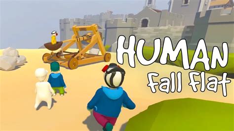 Human Fall Flat - The Derpiest Castle Siege! - Human Fall Flat ...