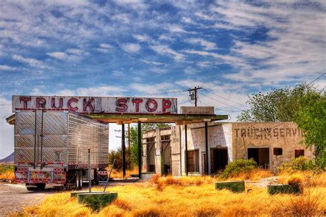 "West Texas Truck Stop" by Ray Chiarello | Redbubble