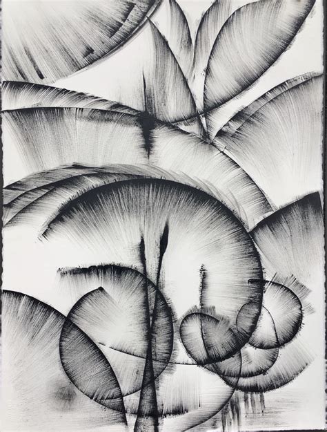 Black and White Abstract Drawing 2 Drawing by Khrystyna Kozyuk ...