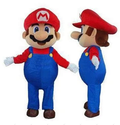 Super Mario Brothers Mascot Costume Fancy Party Dress Adult Suit-in ...