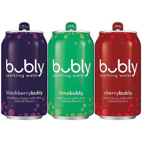 Bubly Sparkling Water, Lime Yours Variety Pack, 12 fl oz Cans (18 Pack ...