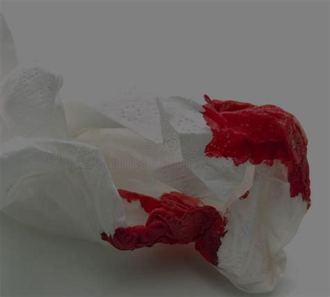 Toilet Paper Covered In Blood