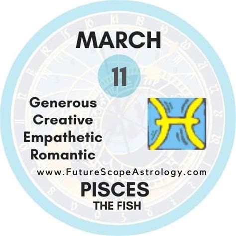 March 11 Zodiac (Pisces) Birthday Personality, Compatibility ...