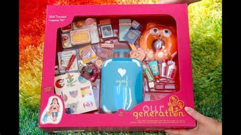 American Girl Doll Travel Set and Packing for American Girl Doll - YouTube