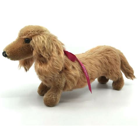 Steiff #Waldi #Dachshund Dog Mohair Plush 17cm 7in ID Button 1960s ...