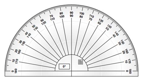 Protractor Drawing at GetDrawings | Free download