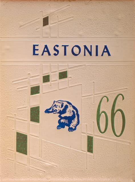 1966 yearbook from Easton High School from Easton, Maine for sale