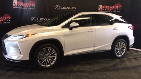 White 2020 Lexus RX 350 Executive Package Review Edmonton AB - Lexus of ...