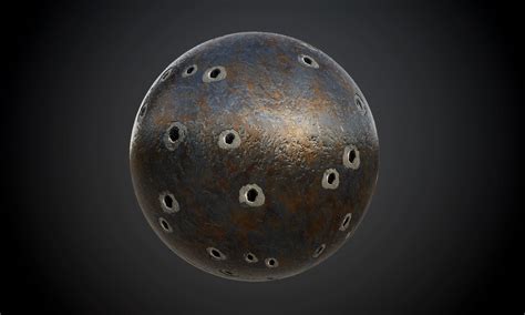 Metal Steel Bullet Holes Seamless PBR Texture Texture | CGTrader