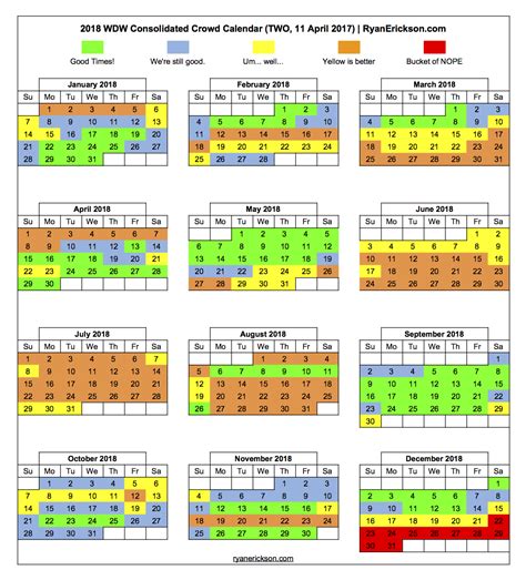 Magic Mountain Crowd Calendar - 2023 Holiday Calendar Showcase