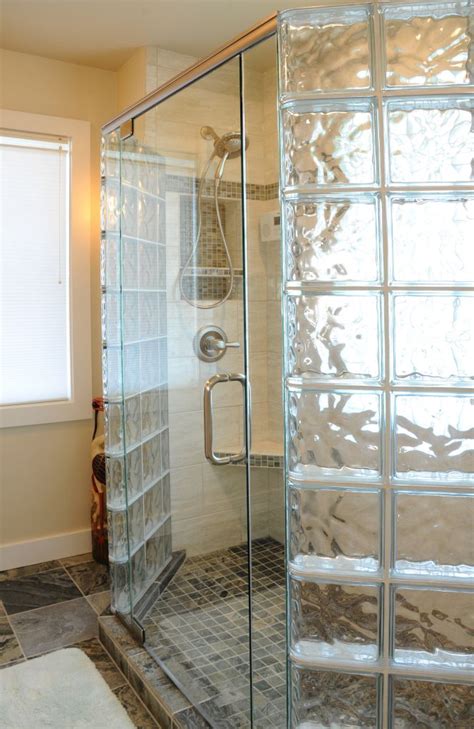 How to Create a Luxury Glass Block Shower with a Frameless Glass Door