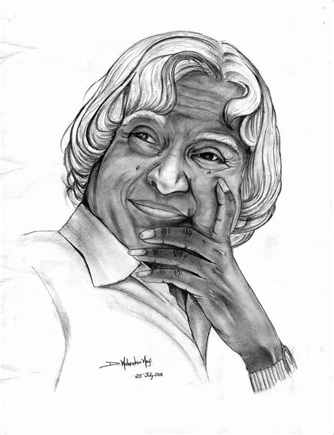 APJ Abdul kalam Pencil Sketch by MaGi1812 on DeviantArt