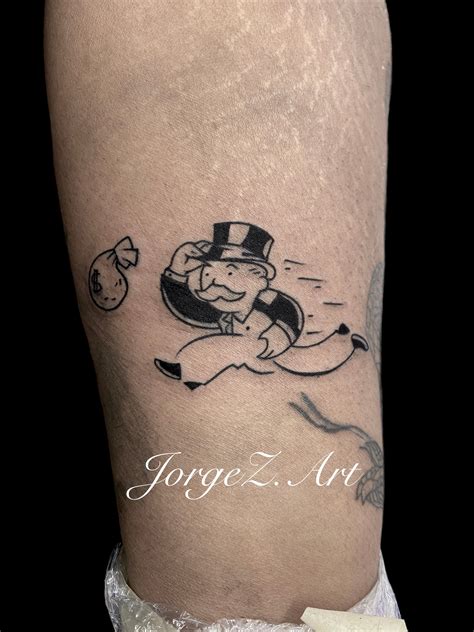 Monopoly man tattoo - forwidget