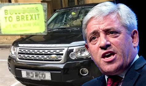 Brexit news: Speaker John Bercow urged to resign over anti-Brexit car ...