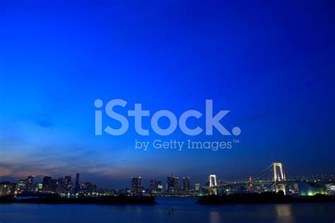 Rainbow Bridge Night View Stock Photo | Royalty-Free | FreeImages