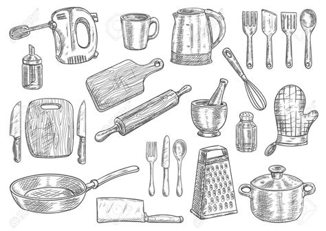 Pin by Patell on Cocina. | Kitchen utensils illustration, Kitchen ...