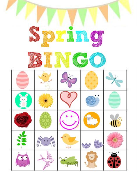 Stronger than the Average Mom: Spring Bingo Printables