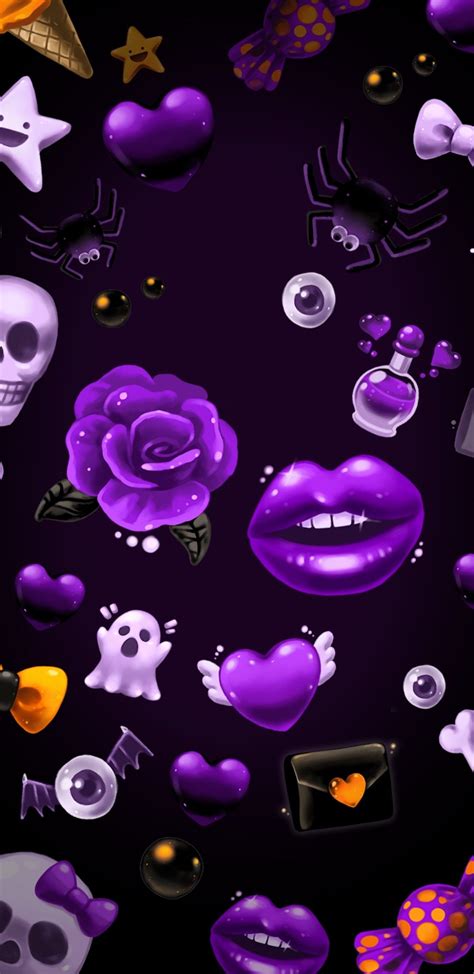 🔥 [50+] Purple Halloween Wallpapers | WallpaperSafari