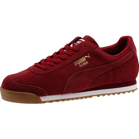 PUMA Roma Suede Paisley Men's Sneakers in Red for Men - Lyst