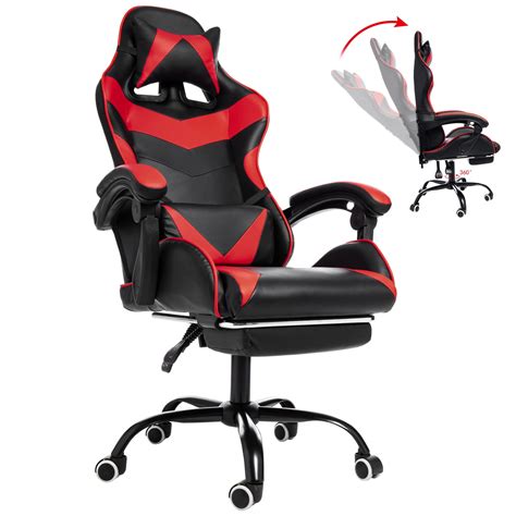 YouLoveIt Gaming Chair High Back Recliner Office Chair Computer Racing ...