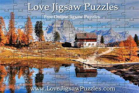 Dolomites Mountain Scenery Jigsaw Puzzle