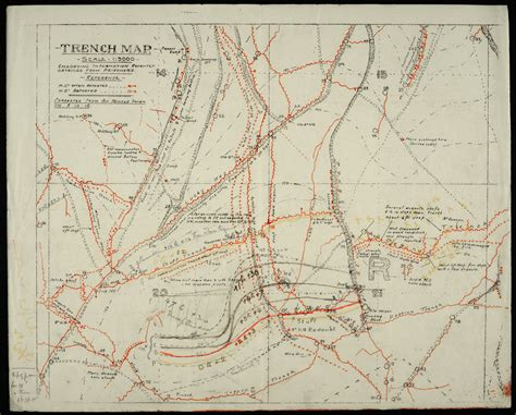 Trenches In Ww1 Map