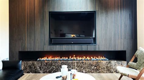 TV Above Fireplaces | Wall Mounted Gas Fire | Modus Fireplaces