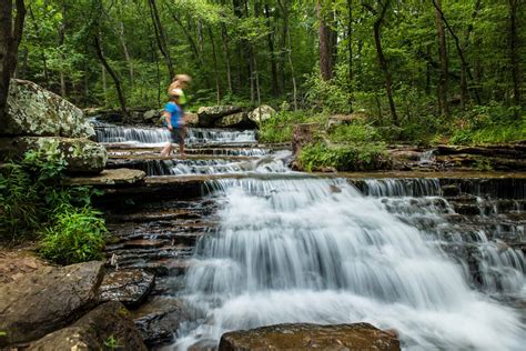 Collins Creek and Bridal Veil Falls - Heber Springs - Only In Arkansas