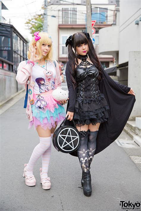 Harajuku Goth Style vs Pastel Style w/ Hello Kitty, Nude N'Rude & 6 ...